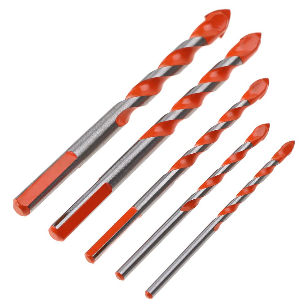 5pcs Handle Multifunctional Alloy Drill Bits for Hand Electric Drill 4-10mm