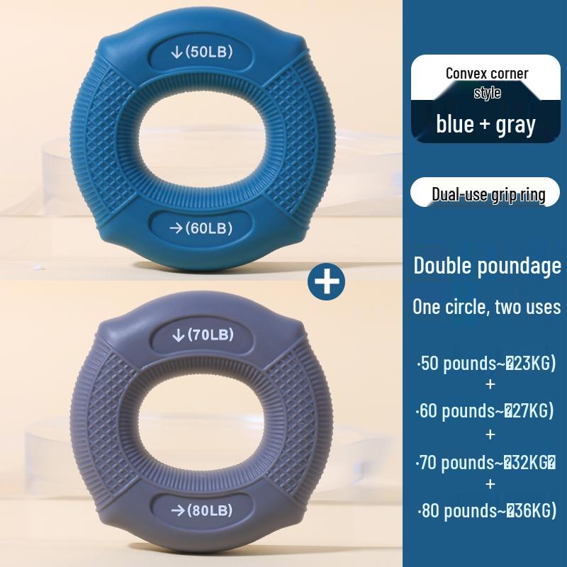 Silicone Grip Ring for Men, Women, and Kids - Hand, Arm, and Finger Strength Training/Rehabilitation Equipment