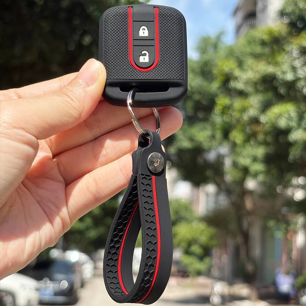 Keychain Protect For Nissan Tiida Nv200 X-Trail T-31 Qashqai Micra Pathfinder Navara Kashkay Silicone Car Remote Key Holder Case