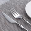 6/16/24Pcs Sliver Tableware Stainless Steel 304 Cutlery Matte Dinner Set Western Fork Spoon Mirror Flatware Dishwasher Safe