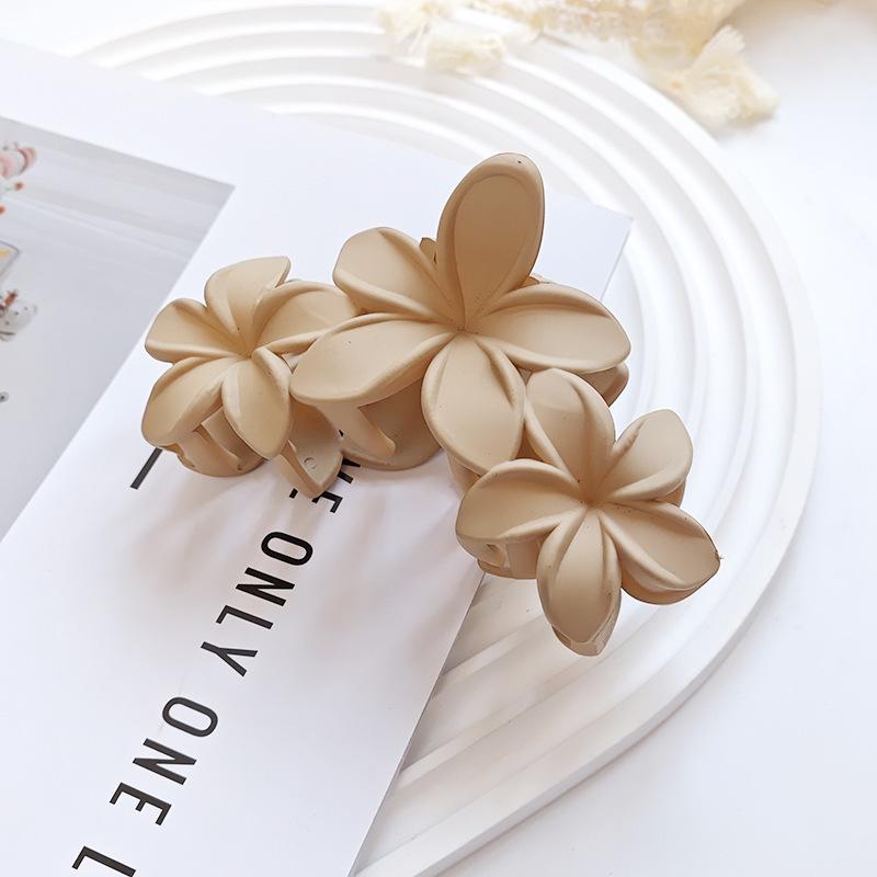Retro Flower Hair Clip Female Vintage Temperament Versatile Plate Hair Clip Headdress Frosted Shark Clip Grab Clip Hair Accessories