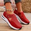 Fashion Women Casual Shoes New Breathable Platform Sneaker Woman 2025 Spring Hollow Out Thick Sole Running Shoes Woman Non Slip Sneakers