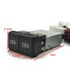 For Toyota Camry Avalon Highlander Levin RAV4 Car Charger Dustproof Socket Dual Type-C Charging Outlet Power Adapter