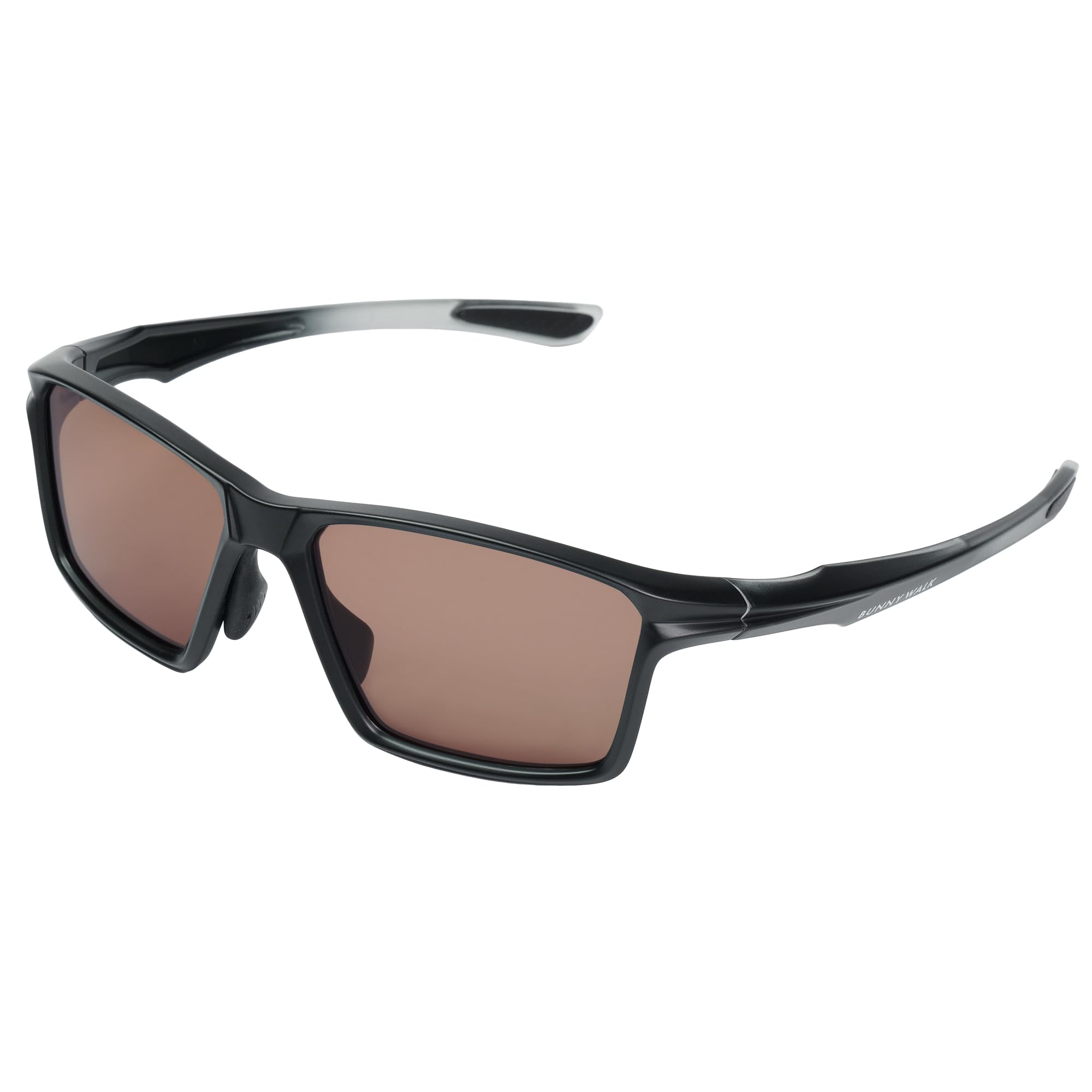 

Polarized Sunglasses Matte Black Clear Gray Lens [Bunny Walk] BW-025 BW-0250C & HC-BROWN Pop-up