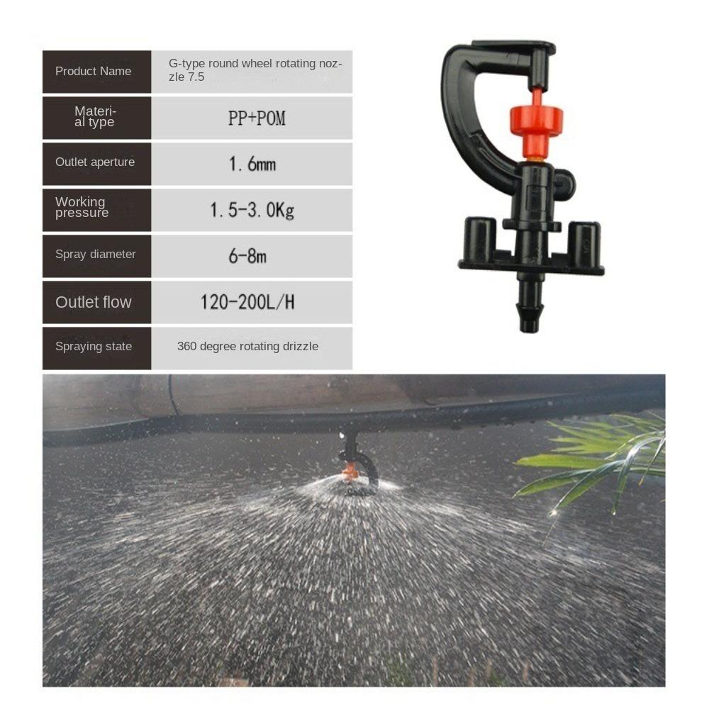 20pcs 180/360 Degree Garden Sprinklers Micro Sprinkler Hanging Nozzle Garden Irrigation