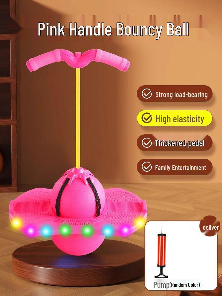 Kids & Adults Bouncing Ball - Kindergarten Sports Toy & Balance Exercise Equipment