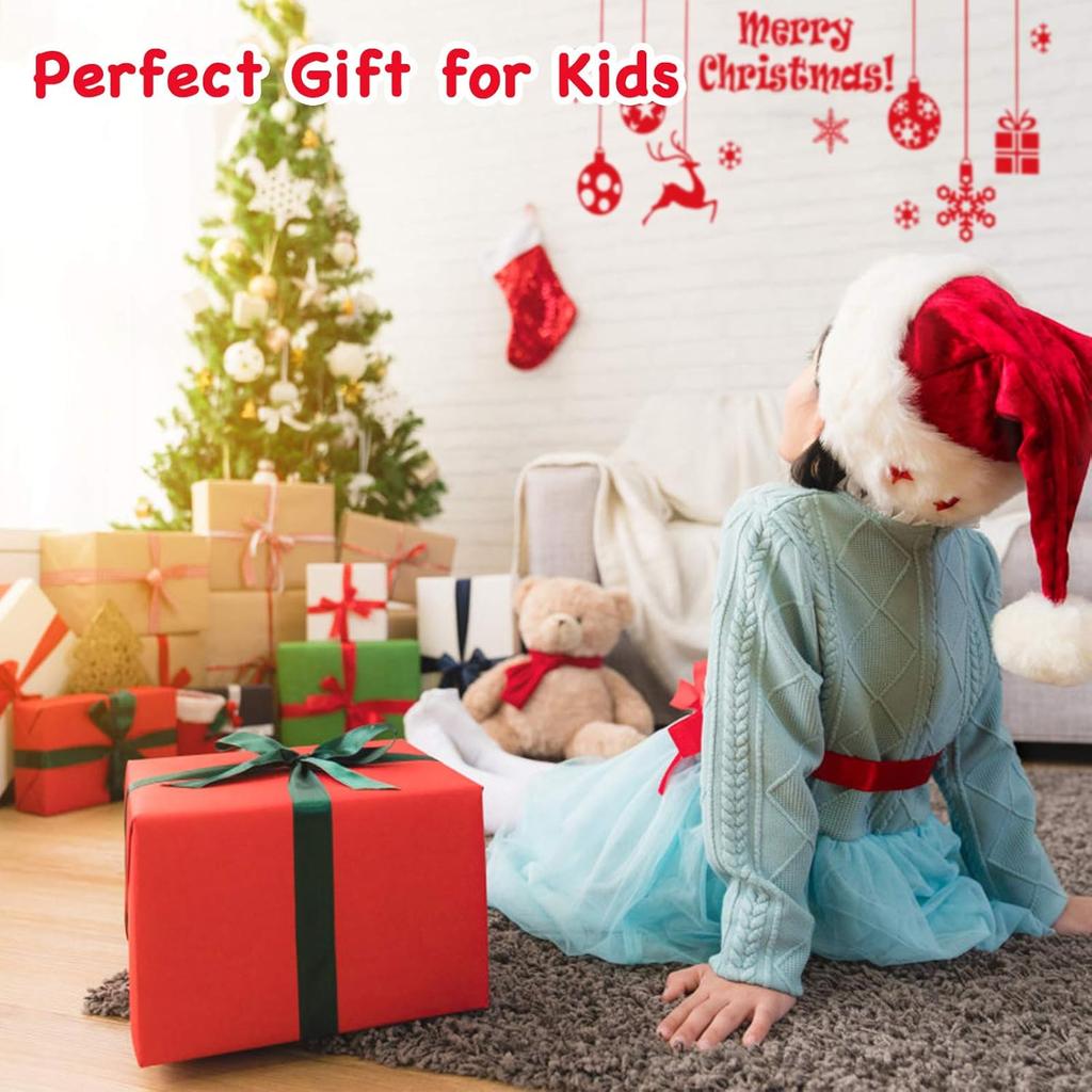 DIY Felt Christmas Tree Ornaments Advent Calendar, 24 Days Countdown to Xmas Advent Calendar with 24 Ornaments & Pockets, DIY Tree Cute Holiday Decor