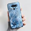 Weiche Hülle für LG K50S K40S Handyhülle LMX540HM LM-X540 LMX430HM LM-X430 Modischer Schmetterling Blume Schwarzer Silikon-Stoßfänger Abdeckung