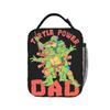 Teenage Turtles Dad Turtle Power Insulated Lunch Bag Thermal Bag Meal Container Ninja Turtles Tote Lunch Box Bento Pouch