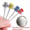 1PCS Professional Polishing Sand Hanging Matte Steel Wire Brush 2.35MM Handle Jewelry Making Tool 0.2mm/0.3mm/0.45mm/0.55mm