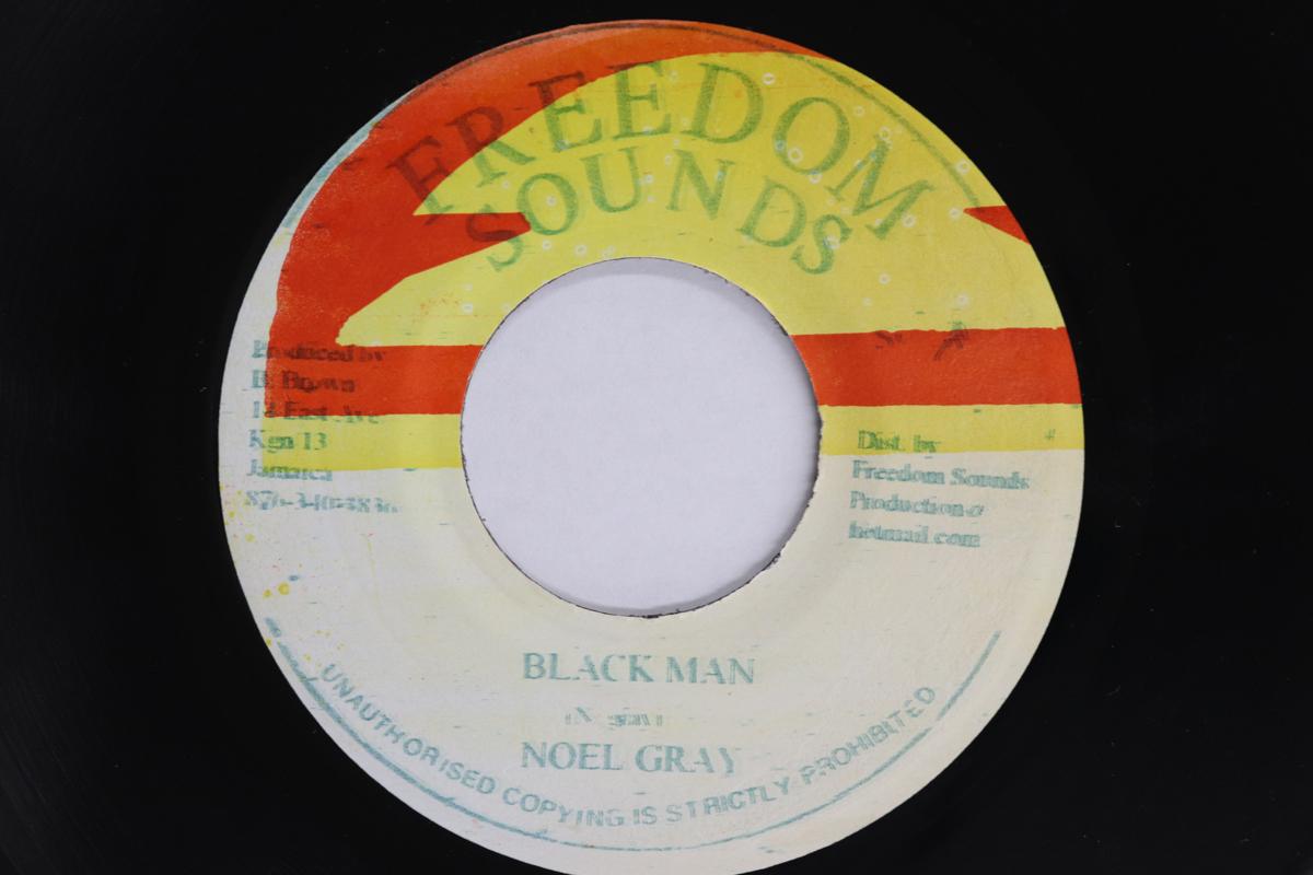 

7inch Record NOEL GRAY HOT ROCKS KING TUBBY Black Man Black Dub NONE FREEDOM SOUNDS Jamaica Reggae Ska Dub Used