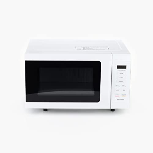 Iris Ohyama Microwave Oven 18L Single Function Flat Table Hertz Free Nationwide Compatible IMB-F186-W White