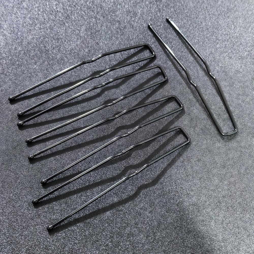 Neue U-förmige Metall-Haarspangen Nadeln Ballett-Haarnadeln Metall-Bobby-Haarstyling-Klammern Schwarz Braun Haar-Dutt-Klammern für Frauen Mädchen