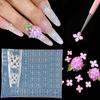 Resin Nail Stamp Template Flowers Nail Mold For Creating Floral 3D Patterns In Salons Manicure DIY Tool