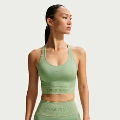 Nike Pro Seamless Women s Light-Support Padded Sports Bra S