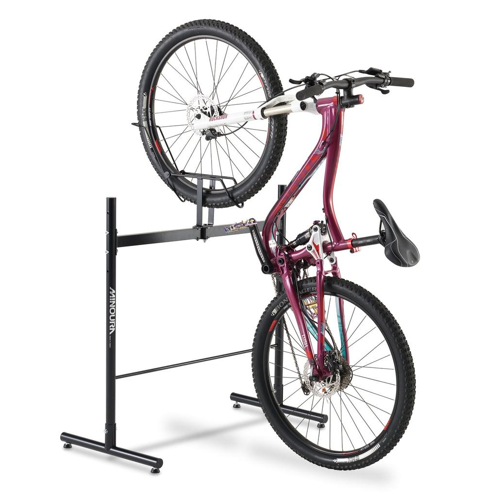 MINOURA Bicycle Display Stand Bicycle Parking Stand for 3 Front Black DS-4200 Space-saving Wheels,