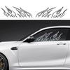 Funny Car Stickers Flame Decor Decals Outdoor Vinyl Self-Adhesive Decoration for Vehicle Window Hood Bumper Tailgate Door Side