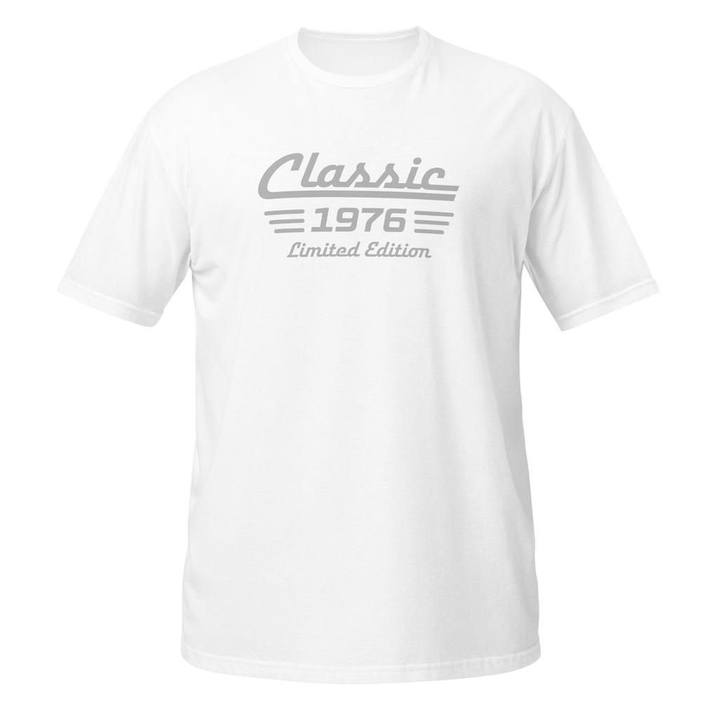 50th Birthday Graphic Mens TShirt Cotton Oneck Shortsleeved Tee Summer Retro TShirt Casual Tshirts Oversized Tops Streetwear