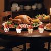 Thanksgiving Themed Pumpkin Leaf Pattern Paper Cake Border Props Decoration