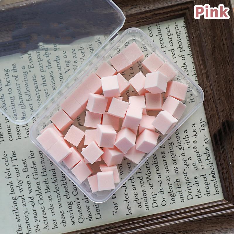 50Pcs/Box Nail Art Sponge Soft Sponges Macaron Color Nail Art Stamper Tools Manicure DIY Creative Nail Supplies Tools