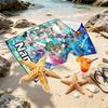 Custom Name Personalized Genshin Impact Print Beach Towel, for Trip Camping Beach Party Home Decor, Birthday Gift for Family & Friends