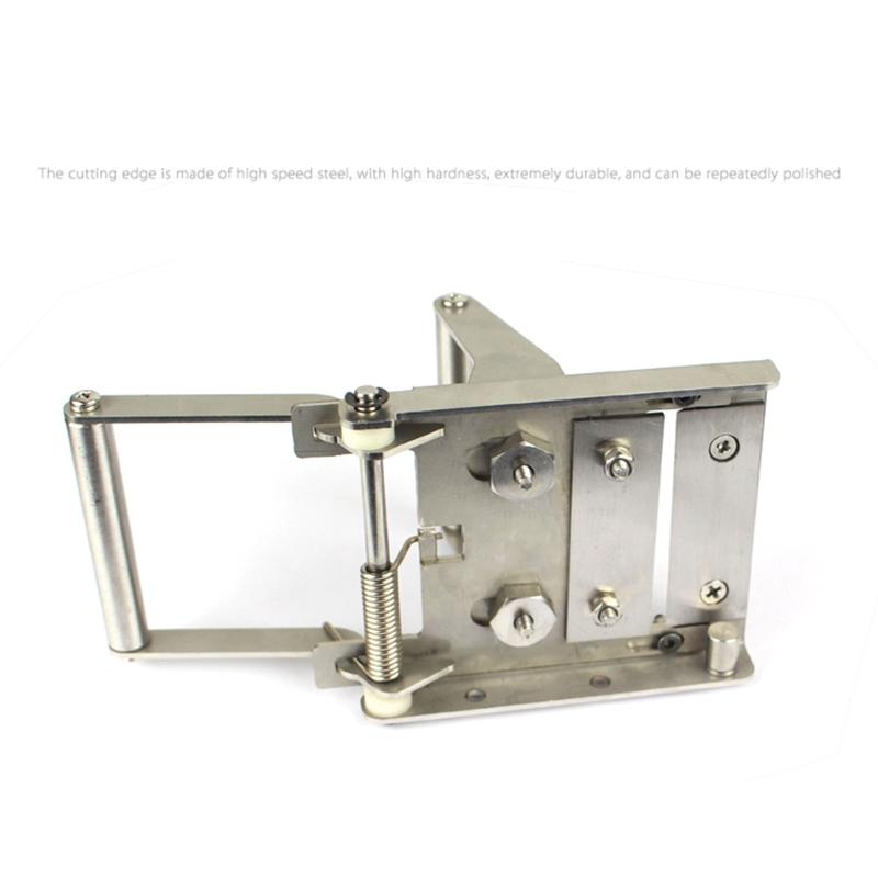 Edge Banding Trimmer Portable Anti-rust Steel Edge Banding Cutter Woodworking Tool for Straight Round PVC Curve Finished