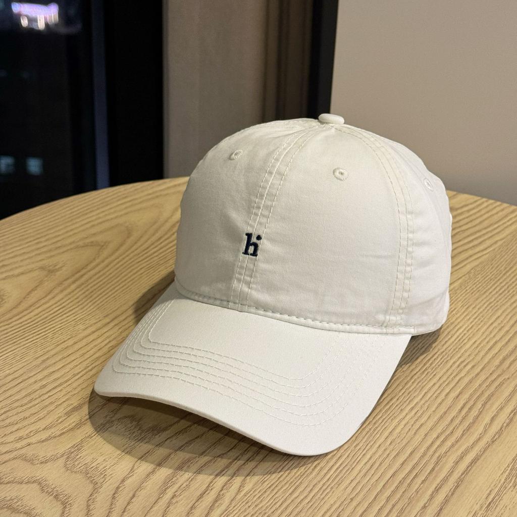 Fashion Hat High Quality Cotton Washed New Simple H Letter Embroidered Baseball Cap Men's and Women's Casual Versatile Soft Top Cap