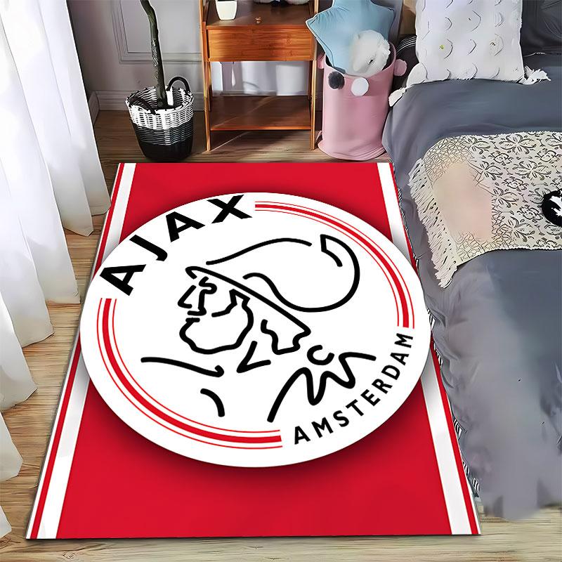 Ajax Amsterdam Logo Teppich geeignet als rutschfeste Matte für das Wohnzimmer oder Schlafzimmer Sofa