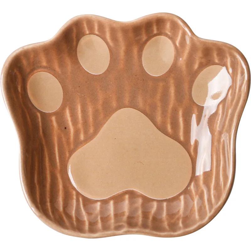 Korean Style Ceramic Household Tableware,Cute Rabbit Dish,Dim Sum Dish,Rice Bowl,Fruit Bowl,Salad Flavor Dish,Specialty Plates