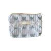 Elegant Floral Lace Trimmed Wallet Small Storage Bag Polyester Stylish Lightweight Carryall For Coin Accessories