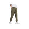 Adidas Brand Logo Solid Color Elastic Waist Straight Leg Track Pants Men Bottoms Olive IP3976