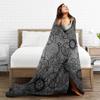 Supernatural Grey Blankets Soft Warm Flannel Throw Blanket Plush for Bed Living Room Picnic Travel Home Couch