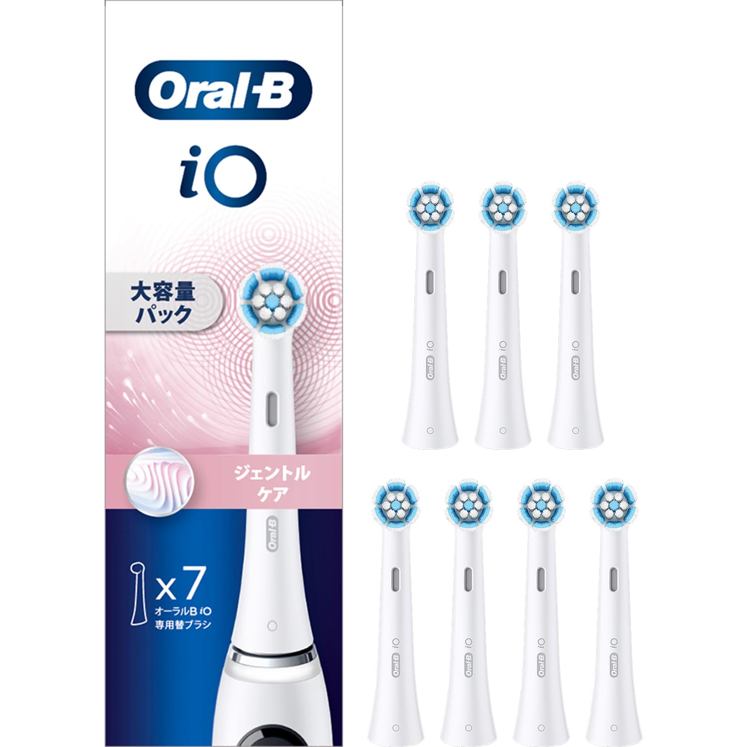 

Brown Replacement Brush Oral B iO Genuine Gentle Care Years iO White 1.5 (7 Bottles) [For Series] iORBSW-7EL