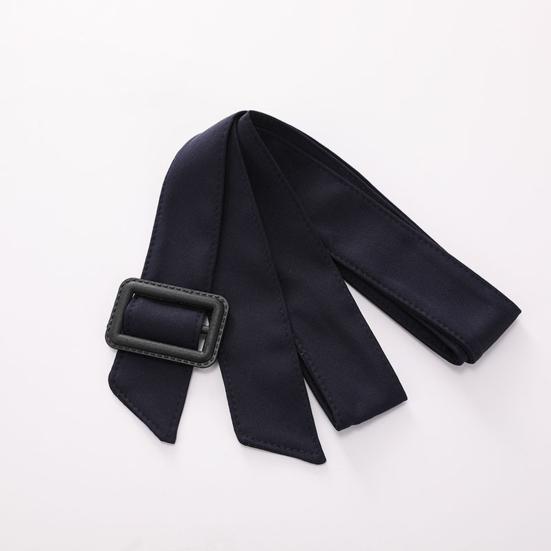 Boucle Réglable Ajustée Longue Sangle de Taille Manteau Décontracté pour Femme Large Ceinture de Taille Ornement de Vêtement