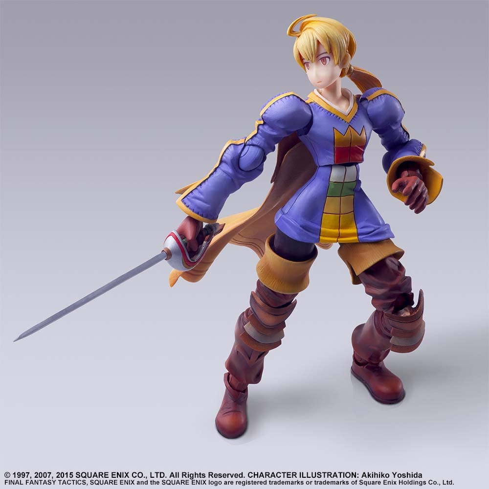 Final Fantasy Tactics Bring Arts Ramza Beoulve PVC Painted Movable Figure