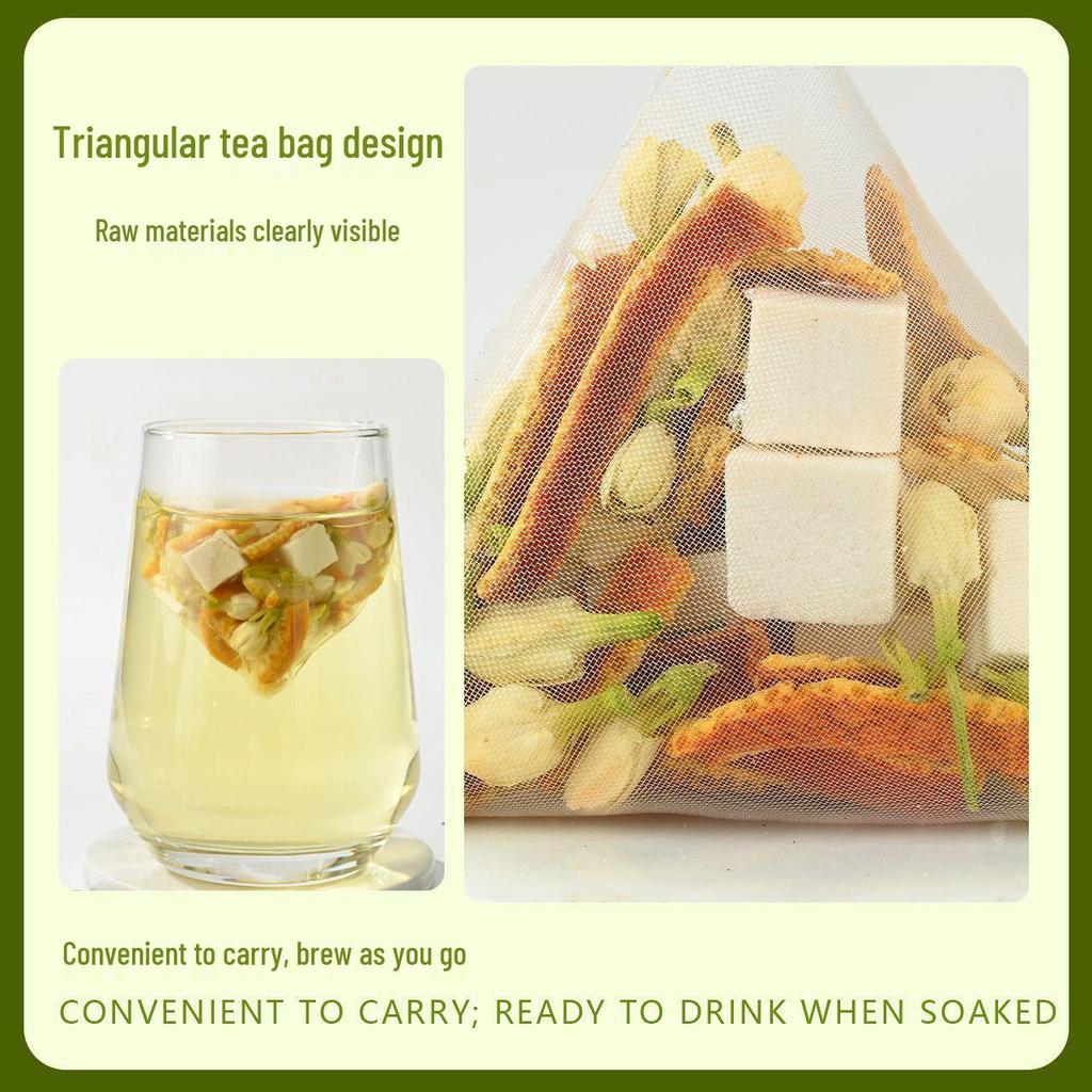 Tangerine Peel Jasmine Poria Tea Triangle Bags (5g)