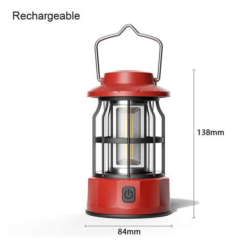 Lightweight To Carry Outdoor Activity Camping Light Rechargeable Led Table Lamp 1200mAh Tent Handheld Horse Classic Style Lantern Lighting Led Cam