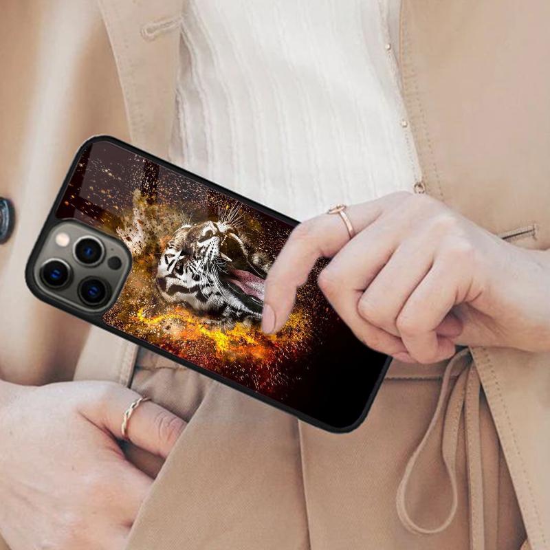 Ferocious Tiger Animal Magnetic Phone Case For APPLE iPhone 17 Air 16 14 13 12 Pro Max 15 Plus Charge With MagSafe Cover