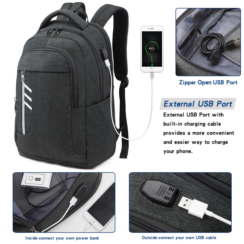 Der neue DC-Rucksack, Herren-Business-Computertasche, koreanische Version der neuen Studenten-Schultasche für Reisen und Freizeit