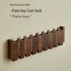 Nordic Punch-Free Solid Wood Coat Rack for Entrances, Walls, and Hallways.