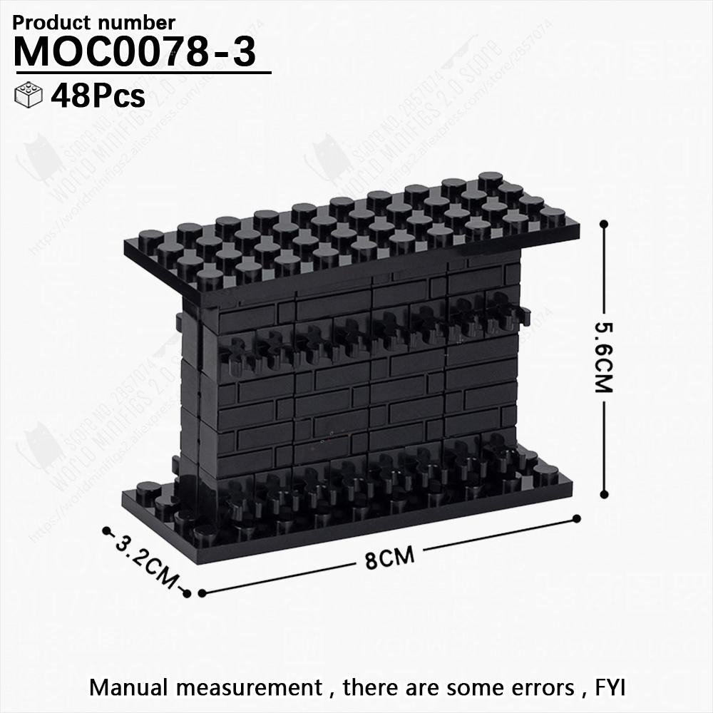 MOOXI WW2 Military Series Weapon Rack Guns Collection Model MOC Bricks DIY Assembled Building Blocks Toys For Boy Birthday Gifts