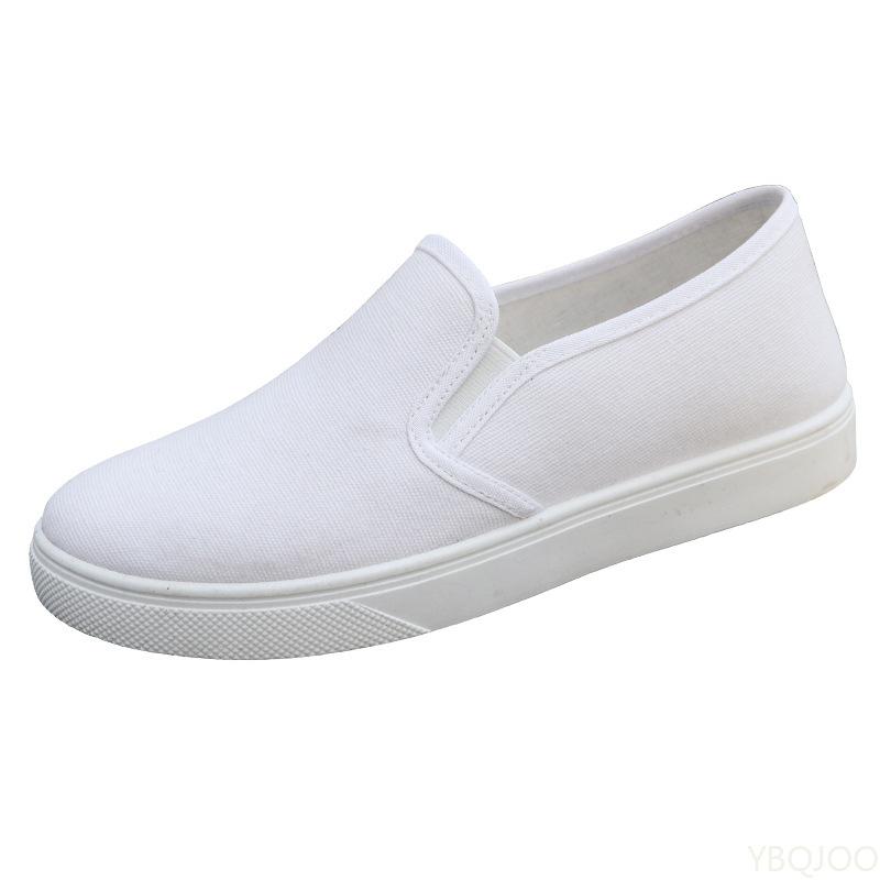 White Shoes Breathable Summer Non Slip Flat Solid Color Lightweight Breathable Walking Comfortable Versatile Casual Women Shoes