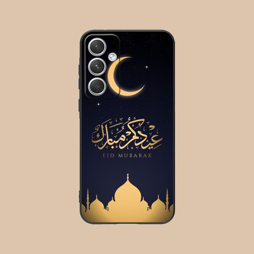 Eid Mubarak Mobile Phone Case for Samsung Galaxy S26 S25 S24 S23 S22 S21 S20 Note20 Plus FE Ultra Colorful Cover Cover Luxury