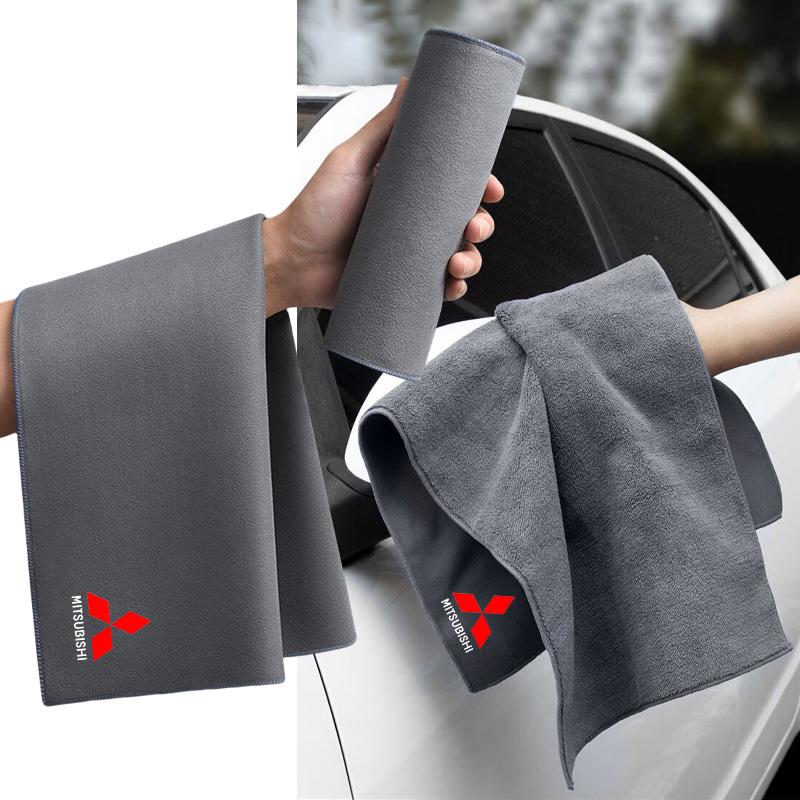 Microfiber Cleaning Car towel Clean Rags Car accessories For For Mitsubishi Pajero Outlander Montero Lancer Triton l200 Galant