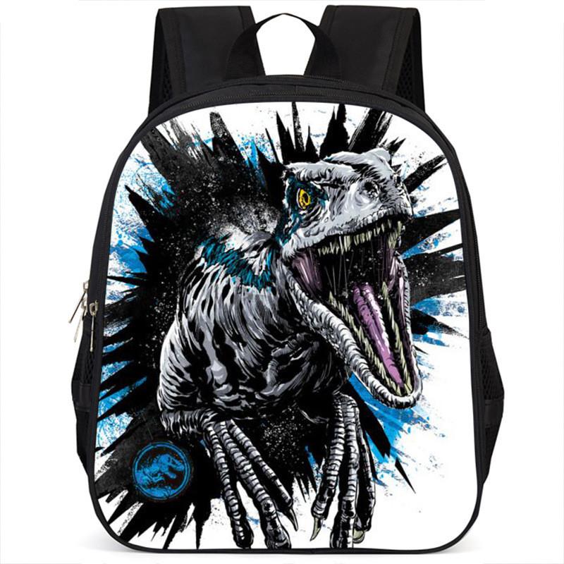 Durable Oxford Cloth Dinosaur Backpack For Kids Large Capacity School Bag