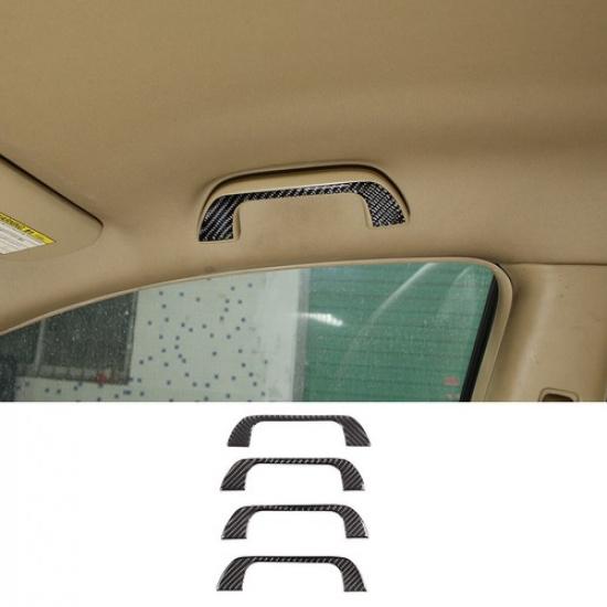 Carbon Fiber Roof Grab Handle Cover Trim For Honda CR-V 2007-2011