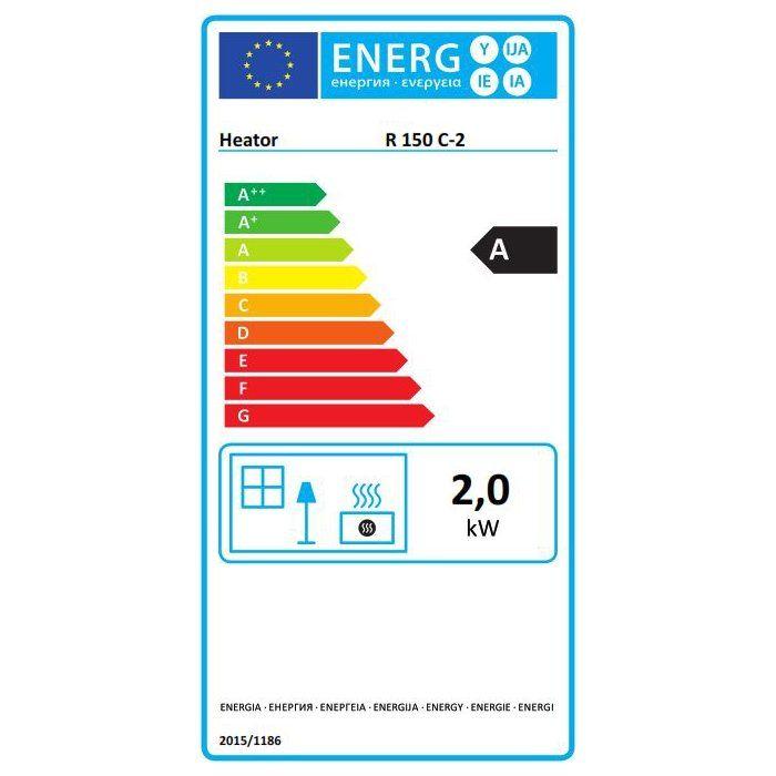 Kerosene Heater - HEATOR - R150C-2 - 2.0 kW - 20h Autonomy - Infrared Radiation - Surfaces of Approximately 13 To 31 M²