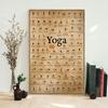 Yoga Poster Home Exercise Gym Yoga Ashtanga Chart Pose Health Poster Canvas Painting Print Wall Art Picture Living Room Decor
