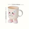 1pc Cute Big-Eyed Mouthwash Cup, Stylish Cartoon Toothbrushing Cup, Dormitory and Home Use Wash Cup to Cure Morning Grumpiness
