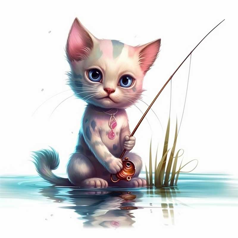 

Cat Fishing Wall Sticker Toilet Lid Stickers Bedroom Entrance Living Room Porch Home Decora Waterproof Decals Stickers M426 C-15cm Longest Side
